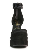 Load image into Gallery viewer, Golden Showstopper High Heeled Sandals