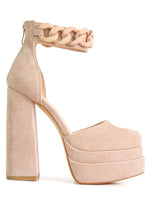 Load image into Gallery viewer, Golden Showstopper High Heeled Sandals