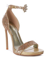 Load image into Gallery viewer, Straight Fire High Heel Glitter Stilettos