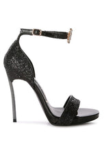 Load image into Gallery viewer, Straight Fire High Heel Glitter Stilettos