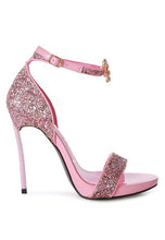 Load image into Gallery viewer, Straight Fire High Heel Glitter Stilettos