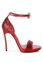 Load image into Gallery viewer, Straight Fire High Heel Glitter Stilettos