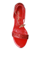 Load image into Gallery viewer, Straight Fire High Heel Glitter Stilettos