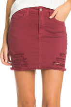 Load image into Gallery viewer, jeans mini skirts vintage denim western style