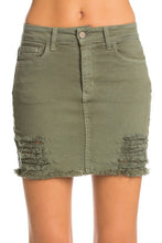 Load image into Gallery viewer, jeans mini skirts vintage denim western style