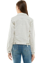 Load image into Gallery viewer, Spandex Ladies Casual Denim Jacket
