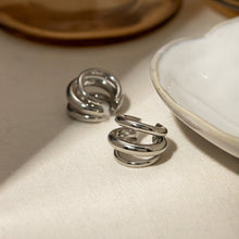 Load image into Gallery viewer, Stainless Steel Layered Cuff Earrings
