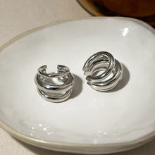 Load image into Gallery viewer, Stainless Steel Layered Cuff Earrings