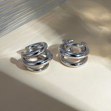Load image into Gallery viewer, Stainless Steel Layered Cuff Earrings