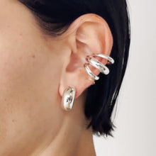 Load image into Gallery viewer, Stainless Steel Layered Cuff Earrings