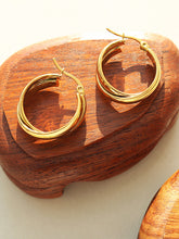 Load image into Gallery viewer, 18K Gold-Plated Titanium Steel Huggie Earrings