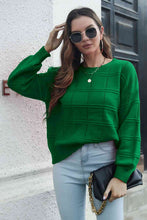 Load image into Gallery viewer, Round Neck Long Sleeve Sweater