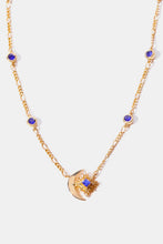 Load image into Gallery viewer, Moon & Star Shape Zircon Pendant Necklace