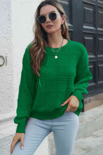 Load image into Gallery viewer, Round Neck Long Sleeve Sweater