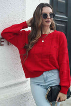 Load image into Gallery viewer, Round Neck Long Sleeve Sweater