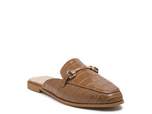 Load image into Gallery viewer, Begonia buckled faux leather croc mules
