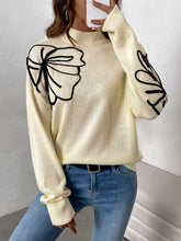 Load image into Gallery viewer, Perfee Mock Neck Dropped Shoulder Long Sleeve Sweater
