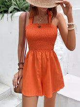 Load image into Gallery viewer, Smocked Halter Neck Romper
