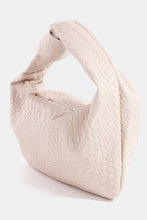 Load image into Gallery viewer, Fame Weave Pattern Knotted Handle Handbag
