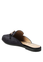 Load image into Gallery viewer, Begonia buckled faux leather croc mules
