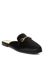 Load image into Gallery viewer, Begonia buckled faux leather croc mules
