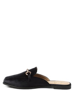 Load image into Gallery viewer, Begonia buckled faux leather croc mules
