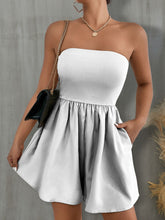 Load image into Gallery viewer, Pocketed Tube Wide Leg Romper
